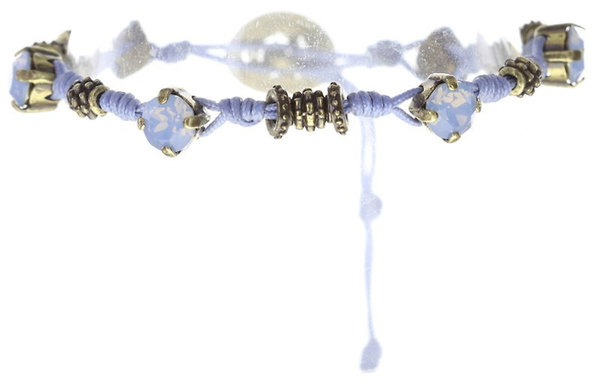 Konplott Armband Festival Bracelet brass pastel multi air blue opal