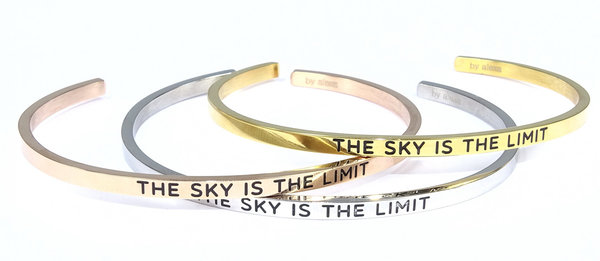 Mein Mantra by Alexa Armreif/Bangle THE SKY IS THE LIMIT Größe M/L