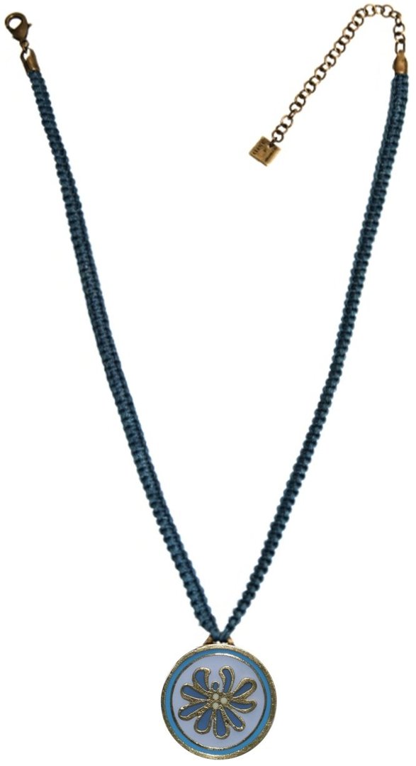 Konplott Halskette Yoga brass-blau