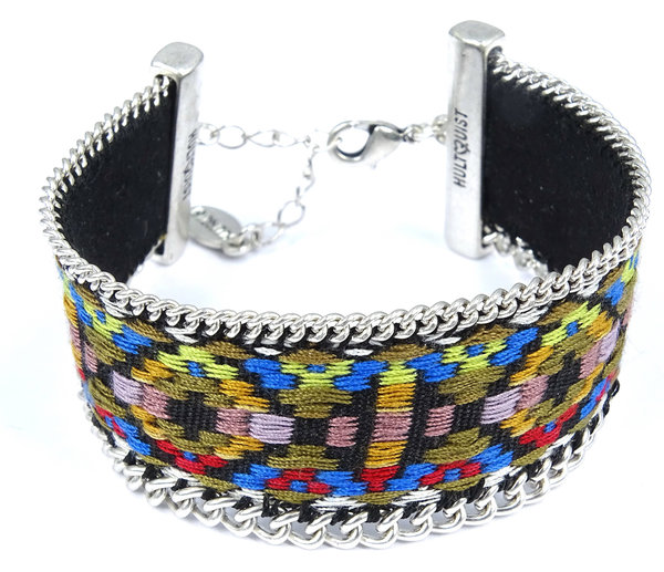 Hultquist Armband Under the Waves silber multi coloured