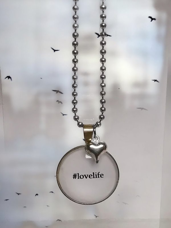 Lieblichkeiten Halskette  "#lovelife" silber