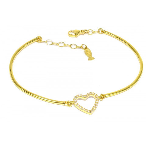 Kurshuni Armband /Armreif Heart gold