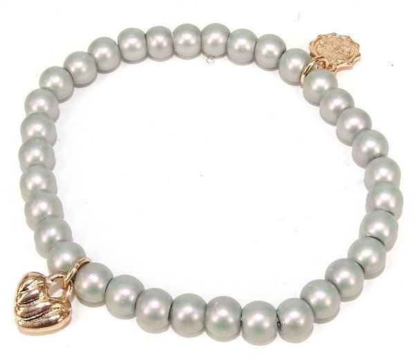 Lizas Armband Pearl Style rosegold/grau