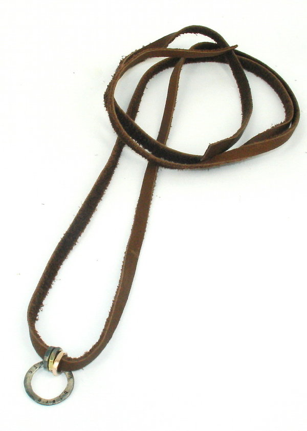 Bjoerg Halskette Leder für Charms - braun