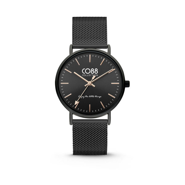 Coco88 Armbanduhr Uhr Milanaise black-schwarz