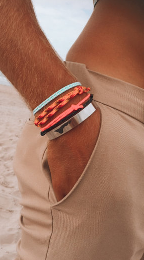 Love Ibiza Armband Set Surf Culture mint