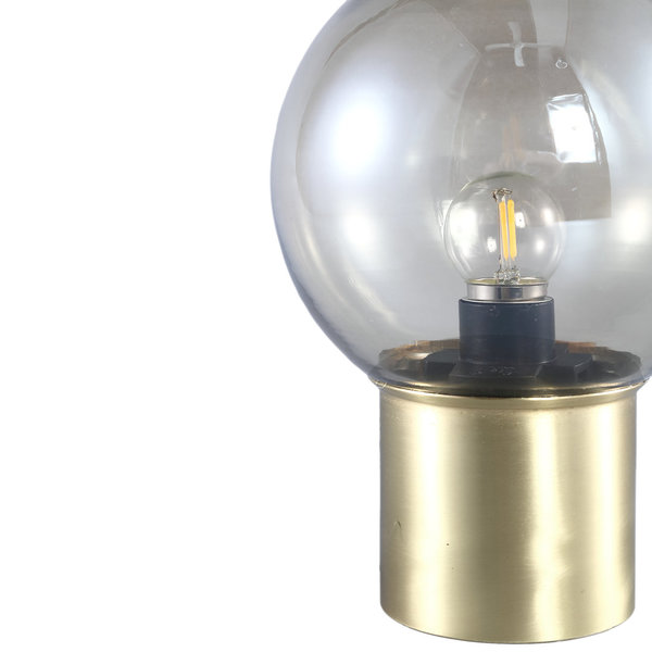 Bodin LED Tischlampe Kugel - Glas - gold