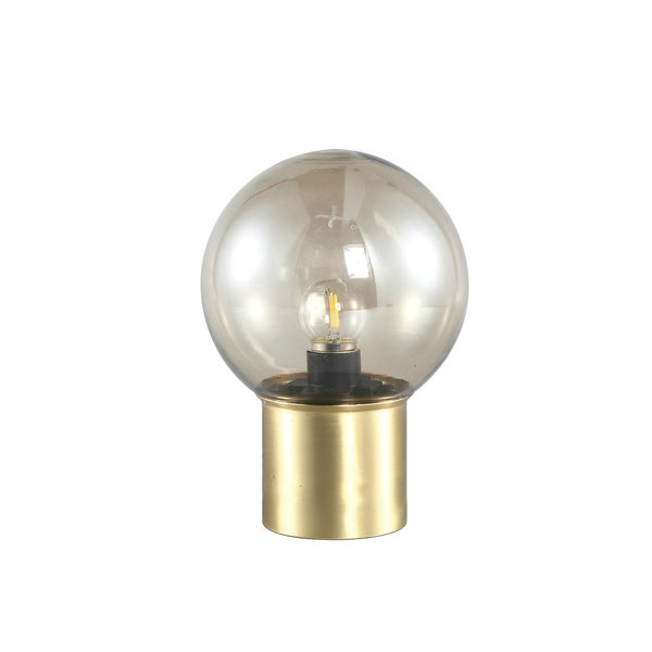 Bodin LED Tischlampe Kugel - Glas - gold