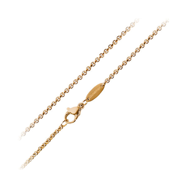 Glücksbringer - Halskette für Anhänger/Charms gold 50cm