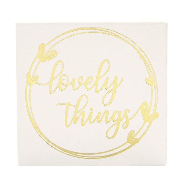 Crystals Armband Geschenkset - "Lovely Things" - vergoldet - Mandala des Glücks