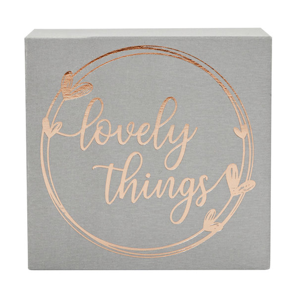 Crystals Armband Geschenkset - "Lovely Things" - rosèvergoldet - Baum des Lebens