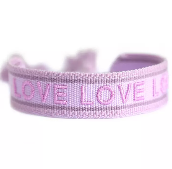 LOVE IBIZA Armband gewebt LOVE LOVE LOVE