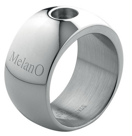 Melano Fingerring Magnetic Ring 12mm shiny silver