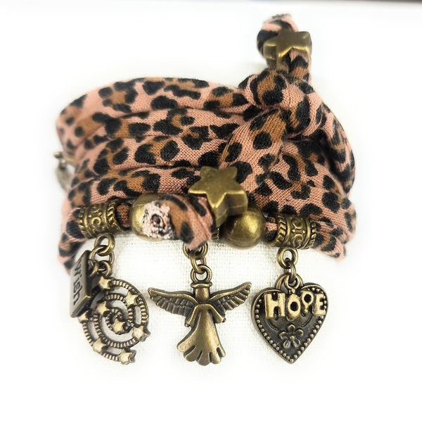 Esperanza-Deseo Armband Leopard ANGEL*HOPE*HEART